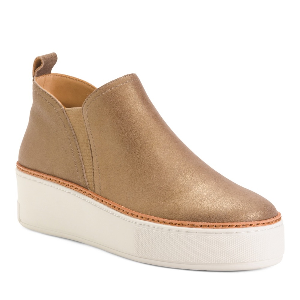 🎉LAST PIECE 🎉JSLIDES Leather Mika Sport Platform High Tops